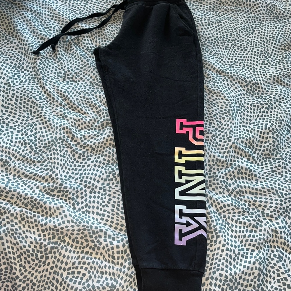 Pink sweat pants